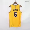 Men's Los Angeles Lakers LeBron James #6 Gold Swingman Jersey 2022/23 - Icon Edition - acejersey