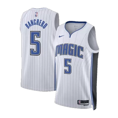 Men's Orlando Magic Paolo Banchero #5 White Swingman Jersey 2022/23 - Association Edition - acejersey