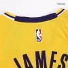 Men's Los Angeles Lakers LeBron James #6 Gold Swingman Jersey 2022/23 - Icon Edition - acejersey