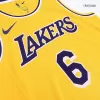 Men's Los Angeles Lakers LeBron James #6 Gold Swingman Jersey 2022/23 - Icon Edition - acejersey