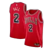 Men's Chicago Bulls Lonzo Ball #2 Red Swingman Jersey 2022/23 - Icon Edition - acejersey