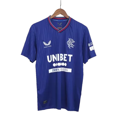 Men's Glasgow Rangers Home Soccer Jersey 2023/24 - acejersey