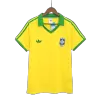 Brazil Home Retro Soccer Jersey 1977 - acejersey