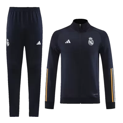 Real Madrid Navy Jacket Training Kit 2023/24 For Adults - acejersey