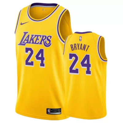 Youth Los Angeles Lakers Kobe Bryant #24 Gold Swingman Jersey 2021/22 - Icon Edition - acejersey