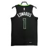 Men's Minnesota Timberwolves Anthony Edwards #1 Black Swingman Jersey 2022/23 - Statement Edition - acejersey