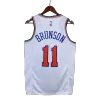 Men's New York Knicks Jalen Brunson #11 White Swingman Jersey 2022/23 - Association Edition - acejersey