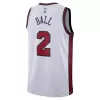 Men's Chicago Bulls Lonzo Ball #2 White Swingman Jersey 2022/23 - City Edition - acejersey