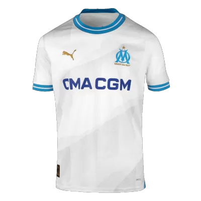 Men's Marseille Home Soccer Jersey 2023/24 - Fans Version - acejersey