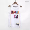 Men's Miami Heat Tyler Herro #14 White Swingman Jersey 22/23 - City Edition - acejersey