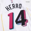 Men's Miami Heat Tyler Herro #14 White Swingman Jersey 22/23 - City Edition - acejersey