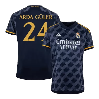 Men's Real Madrid ARDA GÜLER #24 Away Soccer Jersey 2023/24 - acejersey