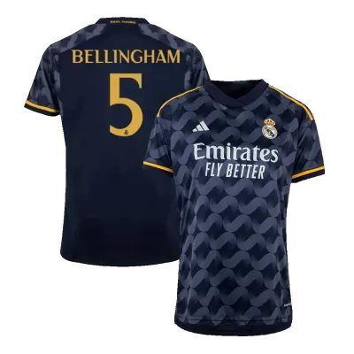 Men's Real Madrid BELLINGHAM #5 Away Soccer Jersey 2023/24 - acejersey