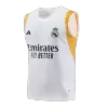 Real Madrid Pre-Match White Sleeveless Top 2023/24 - acejersey