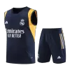 Men's Real Madrid Jersey Sleeveless Training Kit (Top+Shorts) 2023/24 - acejersey