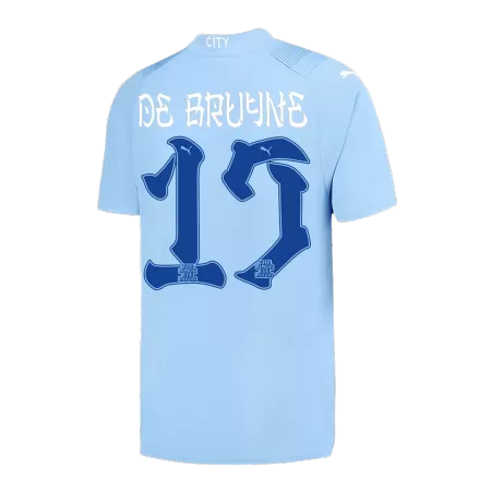 Men's Manchester City Japanese Tour Printing DE BRUYNE #17 Home Soccer Jersey 2023/24 - Fans Version - acejersey