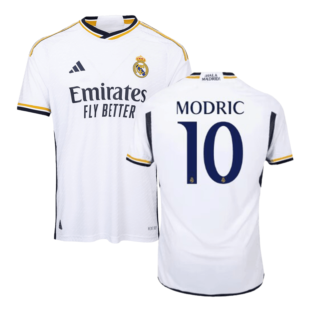  Pro Soccer Specialists Modric #10 Home Soccer Jersey 2023/24  (Small) White : Clothing, Shoes & Jewelry