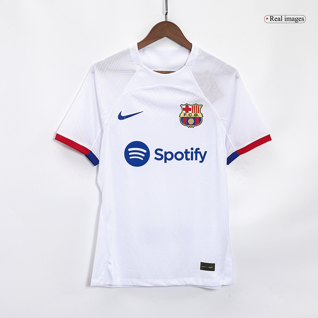 New Barcelona Home Lewandowski #9 Soccer Uniform 2023 24 T-Shirt Sweatshirt  - DadMomGift