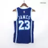 Men's Los Angeles Lakers James #23 Blue Hardwood Classics Swingman Jersey 2020/21 - Classic Edition - acejersey