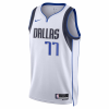 Youth Dallas Mavericks Luka Dončić #77 White Swingman Jersey 2022/23 - Association Edition - acejersey