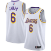 Youth Los Angeles Lakers LeBron James #6 White Swingman Jersey 2022/23 - Association Edition - acejersey