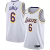 Youth Los Angeles Lakers LeBron James #6 White Swingman Jersey 2022/23 - Association Edition - acejersey