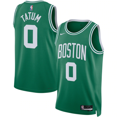 Youth Boston Celtics Jayson Tatum #0 Green Swingman Jersey 2022/23 - Icon Edition - acejersey