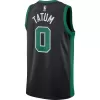 Youth Boston Celtics Jayson Tatum #0 Black Swingman Jersey - Statement Edition - acejersey