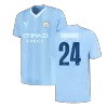 Men's Manchester City GVARDIOL #24 Home Soccer Jersey 2023/24 UCL - Fans Version - acejersey