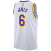 Youth Los Angeles Lakers LeBron James #6 White Swingman Jersey 2022/23 - Association Edition - acejersey