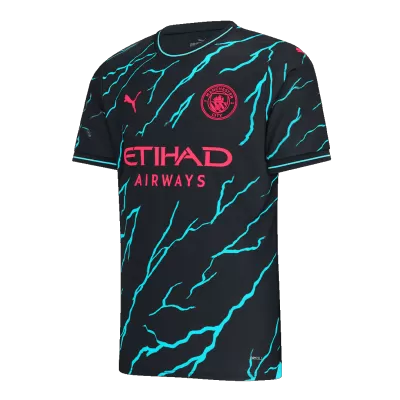 Men's Manchester City Third Away Soccer Jersey 2023/24 - Fans Version - acejersey