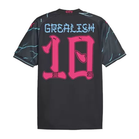 Men's Manchester City Japanese Tour Printing GREALISH #10 Third Away Soccer Jersey 2023/24 - acejersey