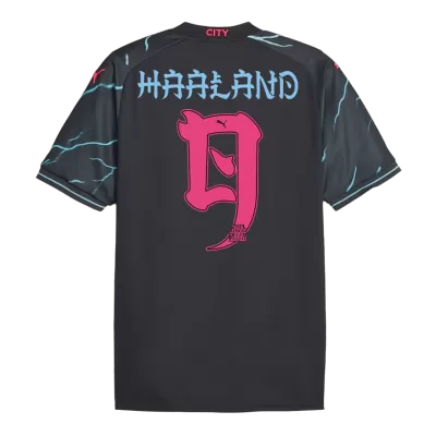 Men's Manchester City Japanese Tour Printing HAALAND #9 Third Away Soccer Jersey 2023/24 - acejersey