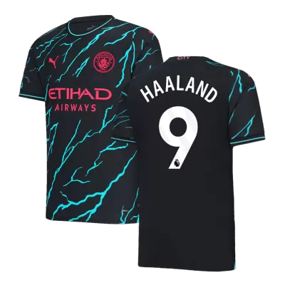 Men's Manchester City HAALAND #9 Third Away Soccer Jersey 2023/24 - acejersey