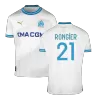 Men's Marseille RONGIER #21 Home Soccer Jersey 2023/24 - Fans Version - acejersey