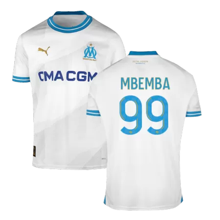 Men's Marseille MBEMBA #99 Home Soccer Jersey 2023/24 - Fans Version - acejersey