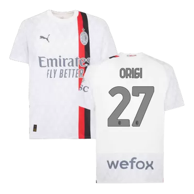 Men's AC Milan ORIGI #27 Away Soccer Jersey 2023/24 - Fans Version - acejersey