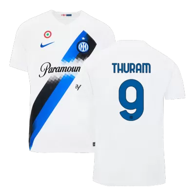 Men's Inter Milan THURAM #9 Away Soccer Jersey 2023/24 - Fans Version - acejersey