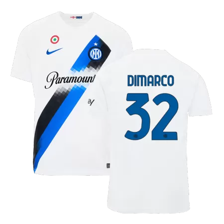 Men's Inter Milan DIMARCO #32 Away Soccer Jersey 2023/24 - Fans Version - acejersey