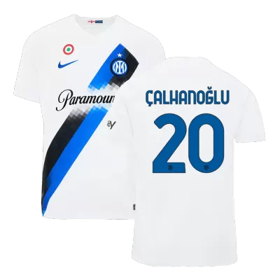 Men's Inter Milan ÇALHANOĞLU #20 Away Soccer Jersey 2023/24 - Fans Version - acejersey