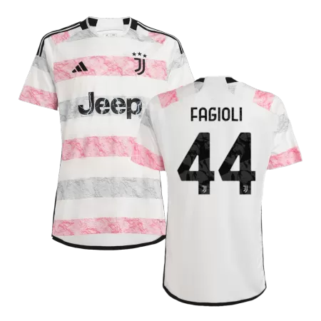 Men's Juventus FAGIOLI #44 Away Soccer Jersey 2023/24 - Fans Version - acejersey