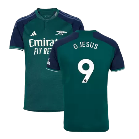 Men's Arsenal G.JESUS #9 Third Away Soccer Jersey 2023/24 - Fans Version - acejersey
