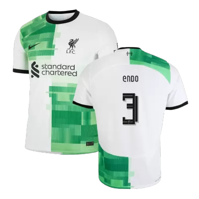 Men's Liverpool ENDO #3 Away Soccer Jersey 2023/24 UCL - Fans Version - acejersey