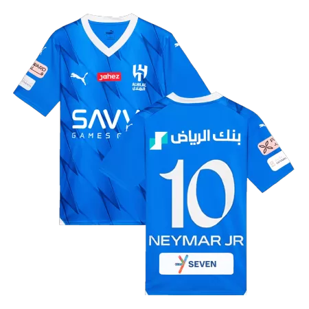 Men's Al Hilal SFC NEYMAR JR #10 Home Soccer Jersey 2023/24 - Fans Version - acejersey