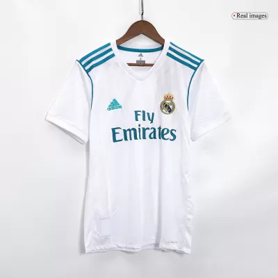 Real Madrid Home Retro Soccer Jersey 2017/18 - acejersey