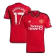 Men's Manchester United GARNACHO #17 Home Soccer Jersey 2023/24 - acejersey