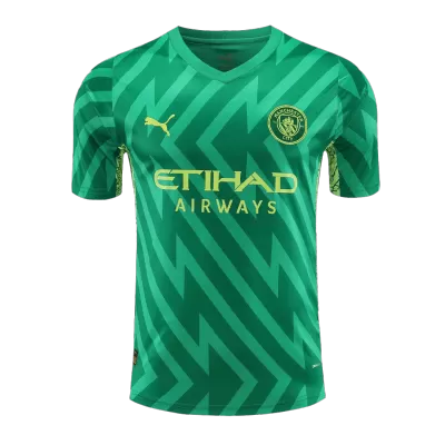 Men's Manchester City Goalkeeper Soccer Jersey 2023/24 - Fans Version - acejersey