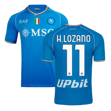 Napoli H.LOZANO #11 Home Soccer Jersey 2023/24 - Player Version - acejersey