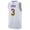 Men's Los Angeles Lakers Anthony Davis #3 White Swingman Jersey 2022/23 - Association Edition - acejersey