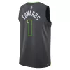 Men's Minnesota Timberwolves Anthony Edwards #1 Black Swingman Jersey 2022/23 - Statement Edition - acejersey